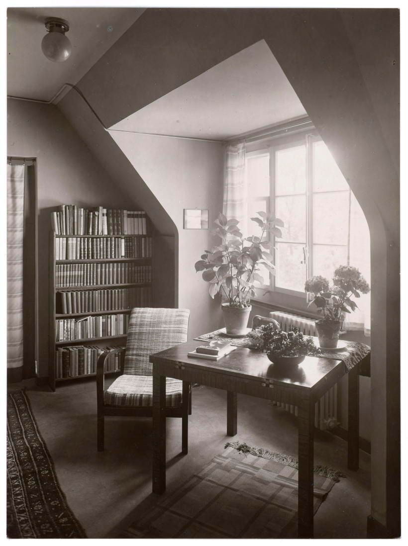Foto: Lux Guyer, Studentinnenzimmer in der Siedlung Beckenhof in Zürich, 1928/29