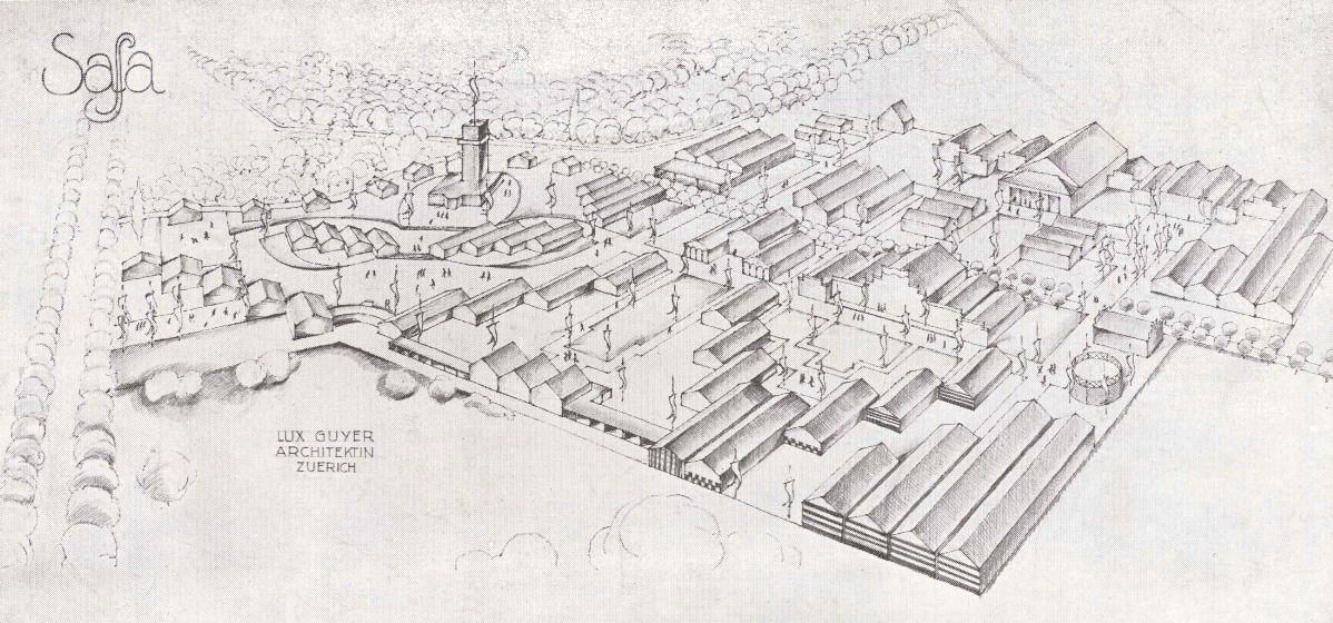 Abb.: Lux Guyer, Ausstellungsgelände der Saffa in Bern, 1928
