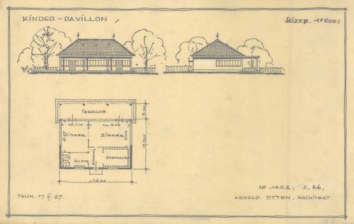 Abb.: Arnold Itten, Kindergarten für die Saffa, 17.3.1927