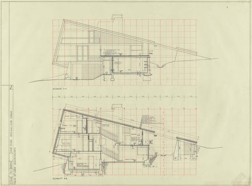 Abb.: André M. Studer, Atelierwohnhaus André M. Studer, Gockhausen/ZH, 25.3.1958