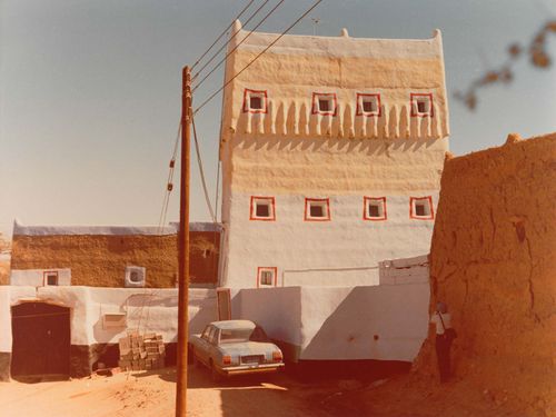 Foto: Christian Paul Winterhalter, Foto aus der Serie Traditionelles Bauen in Saudi Arabien, 1970er Jahre