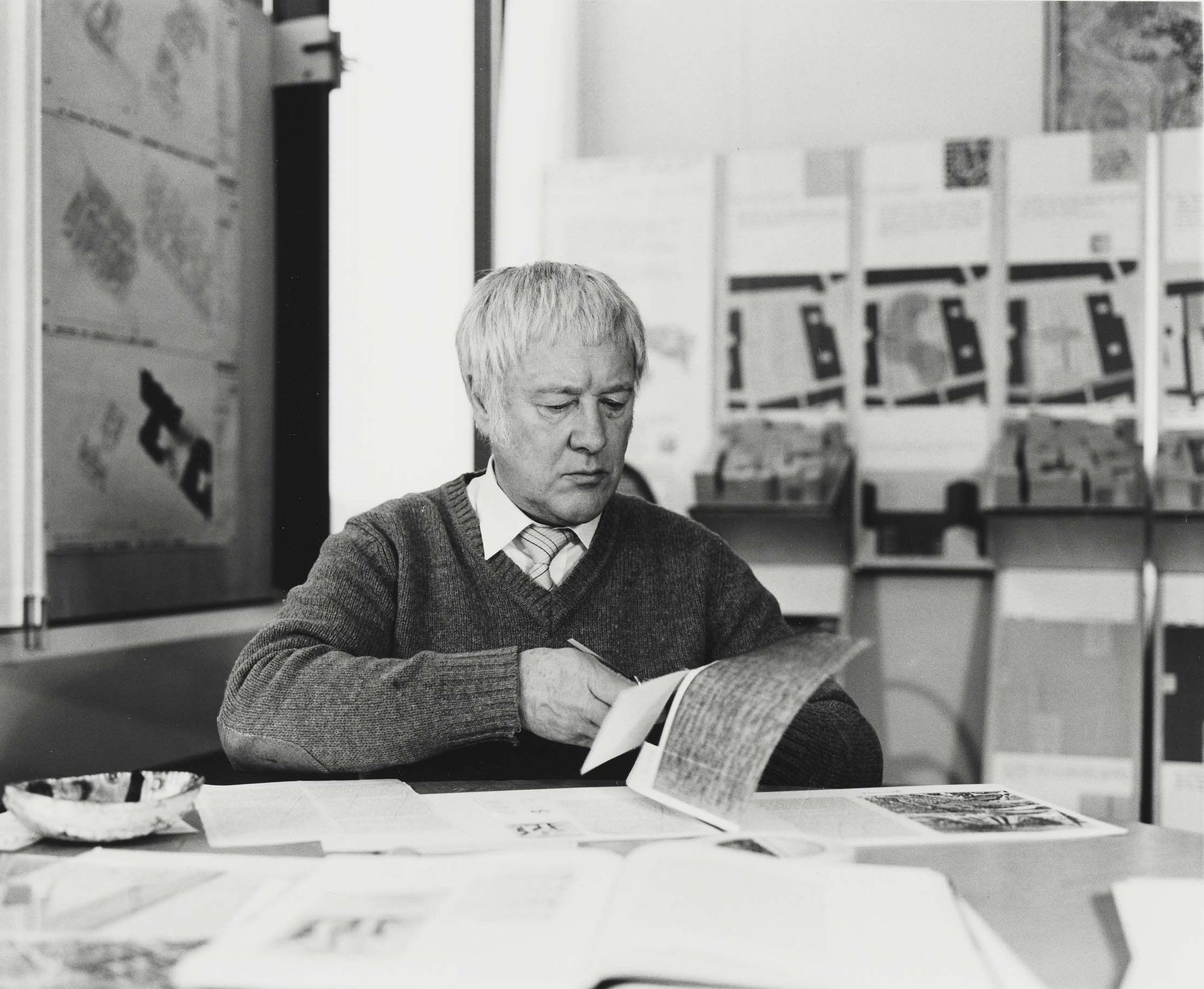 Foto: Portrait Bernhard Hoesli, undatiert
